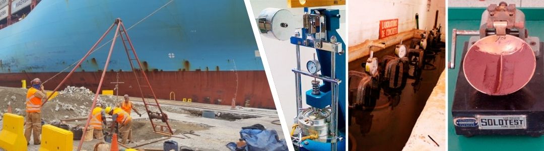 Especialista da Fassina analisando amostra de solo