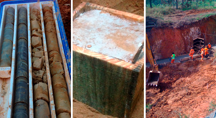 Análise de laudo geotécnico